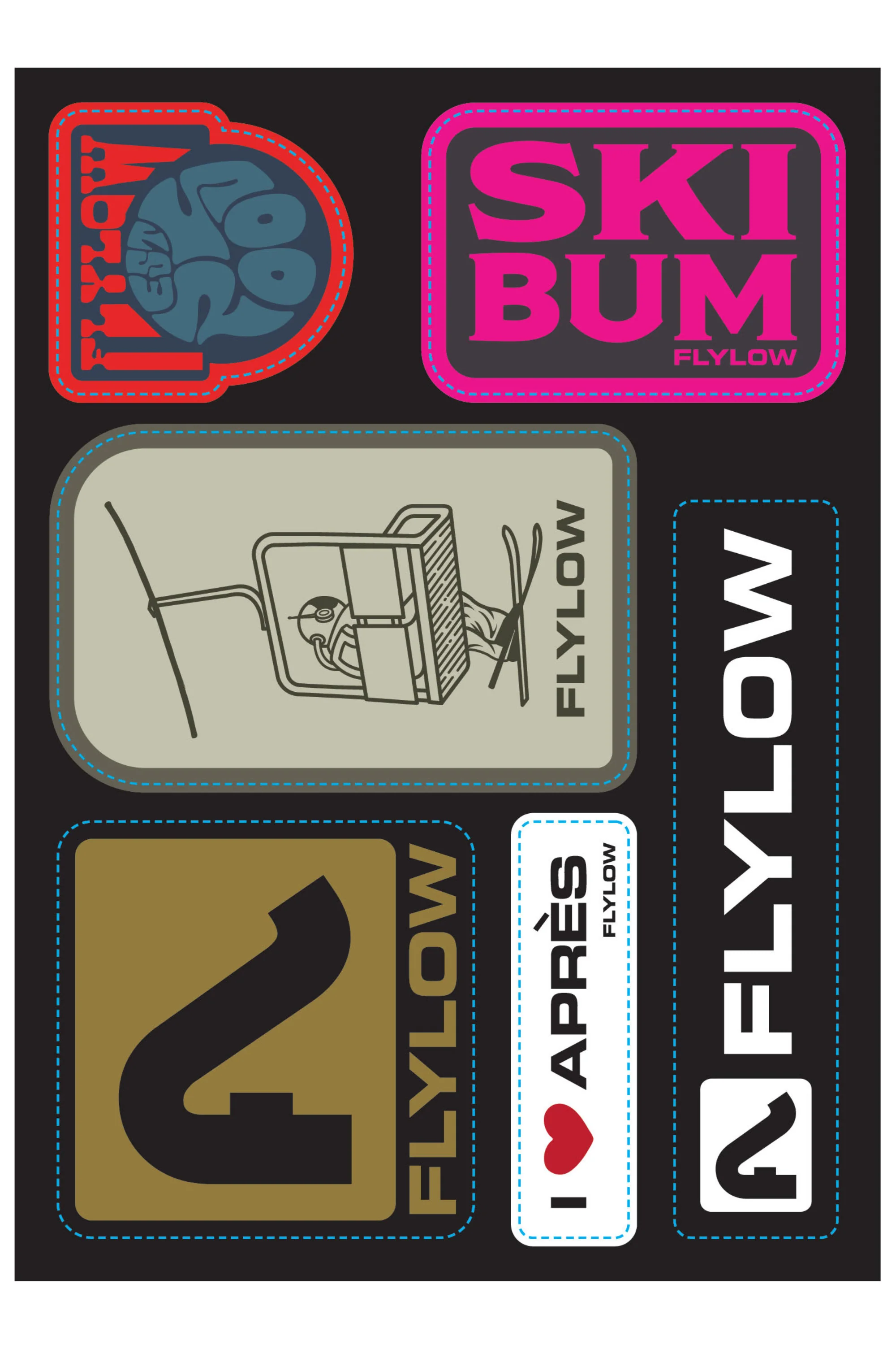 Sticker Pack Postcard